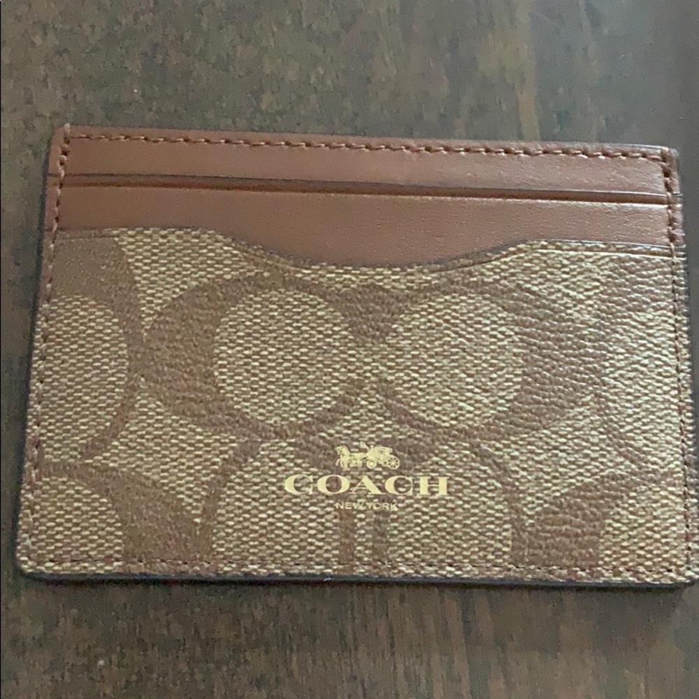 Coach card holder